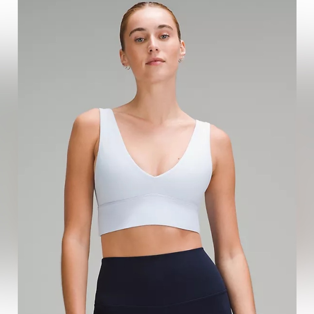 Lululemon Align V-Neck Bra light support A/B cup in Windmill Blue